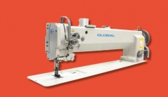 Maquina de costura triplo arrasto braco longo GLOBAL WF 925-60 sem corte de linha