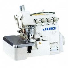 Maquina de costura Juki MO6704DA-OE4-40H-BBO - 1 agulha rolinho, com motor servo, tampo e bancada nacional