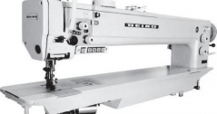 Maquina de costura de braco longo de 76cm Seiko BEW-8BLCS-30-BTFL-CD-DS triplo arrasto, com corte de linha, remate automatico, duplo ponto e levantamento de calcador