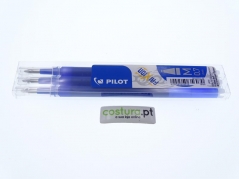 Pack de 3 recargas esfer. clicker Pilot Frixion 0.7mm ( Sai com vapor ) - Azul