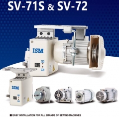 Motor direct drive ISM SV-72-SM7-3570-JK3B -  350W para Juki MO6700 -  220V 50/60Hz