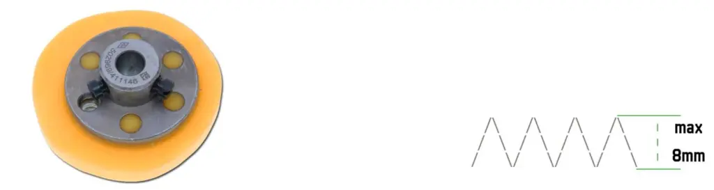 Cam de 3 pontos 8mm maquina zigzag Singer 457 EverPeak