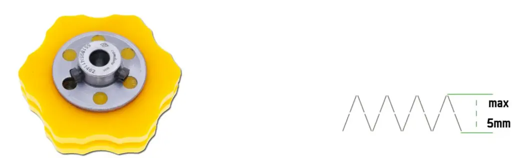 Cam de zigzag 2 pontos 5mm Singer 457 EverPeak