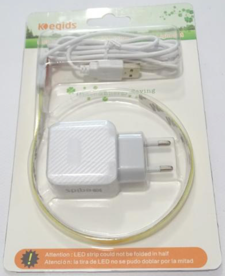 Candeeiro de leds em faixa autocolante flexivel de 2W