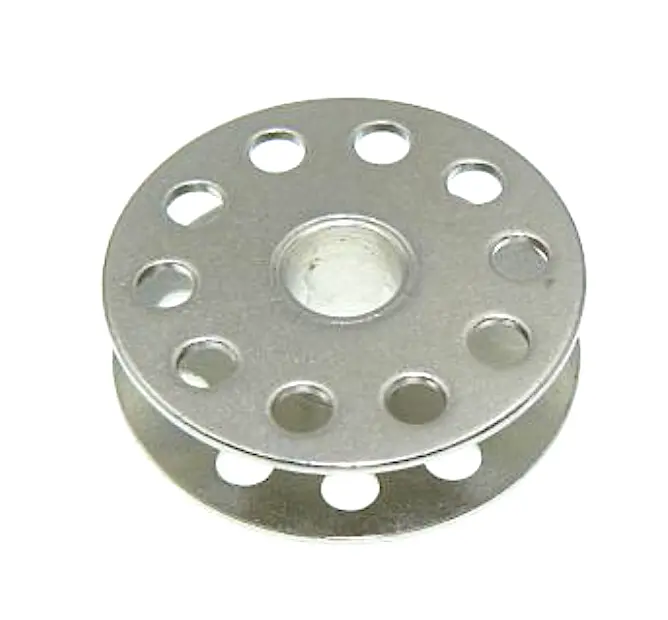 Canela em metal furada para maquina de casear JUKI LBH-1790 ( BO-107(3) ) 7.6 x 25 x 6mm