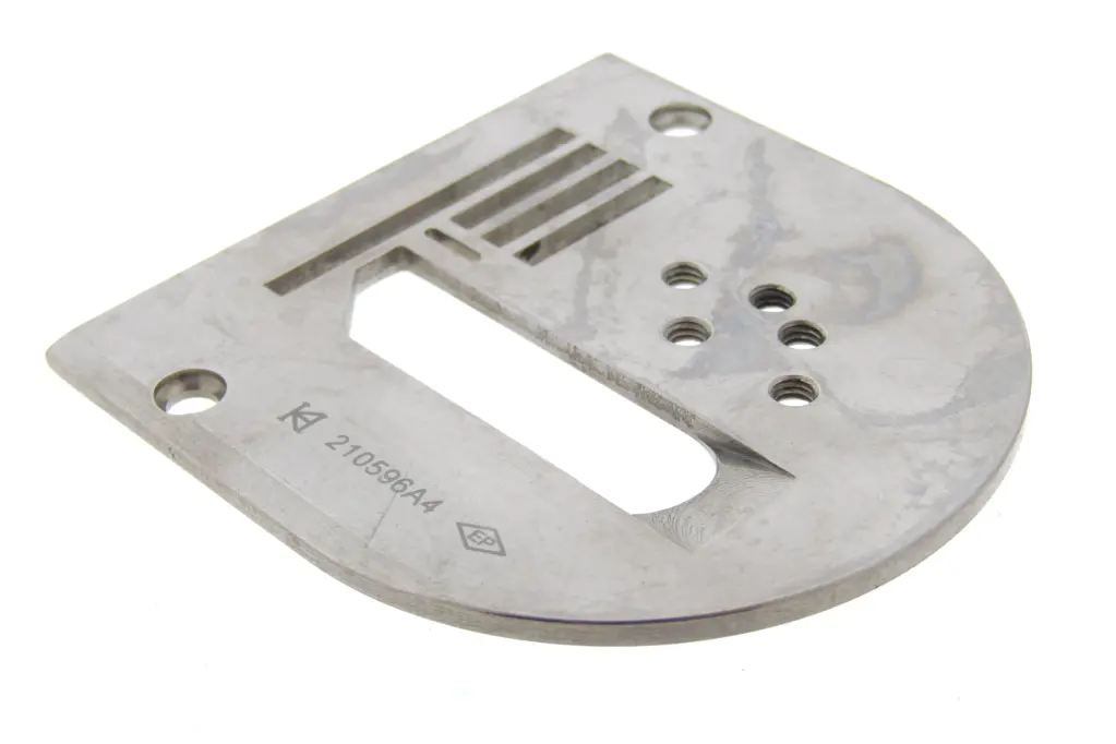 Chapa de agulha  /  espelho ZigZag Juki LZ ou Singer 457 - 4 filas de arrastos EverPeak