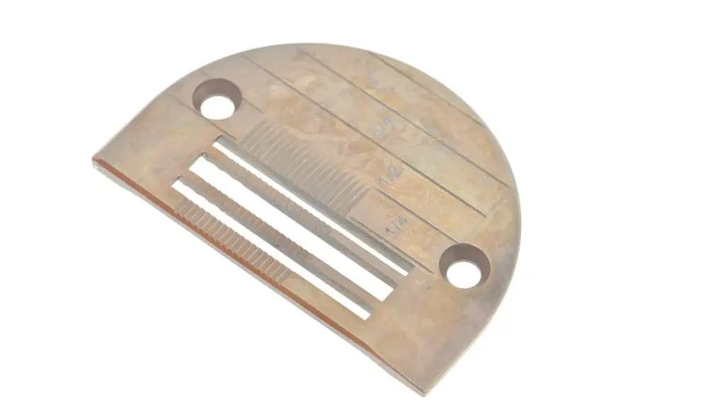 Chapa de agulha  /  espelho duplo arrasto CFM Juki DLN5410 EverPeak