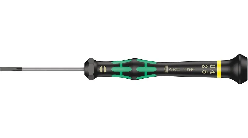 Chave de Fendas para parafusos de agulhas Wera 0,40 x 2,5 x 50 mm = 05117994001