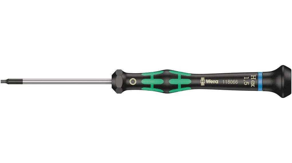 Chave de agulhas umbrako 1,5mm Wera Hex-Plus 1,5 x 60 mm  = 05118066001