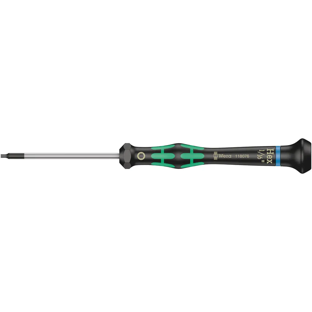 Chave de agulhas umbrako 1,6mm (1 / 16) Wera Hex-Plus 1 / 16" x 60 mm   = 05118076001