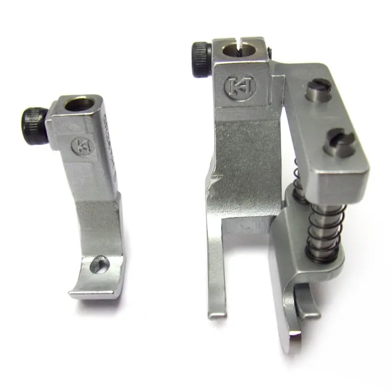 Conjunto de calcador de triplo arrasto com guia direito a 4mm