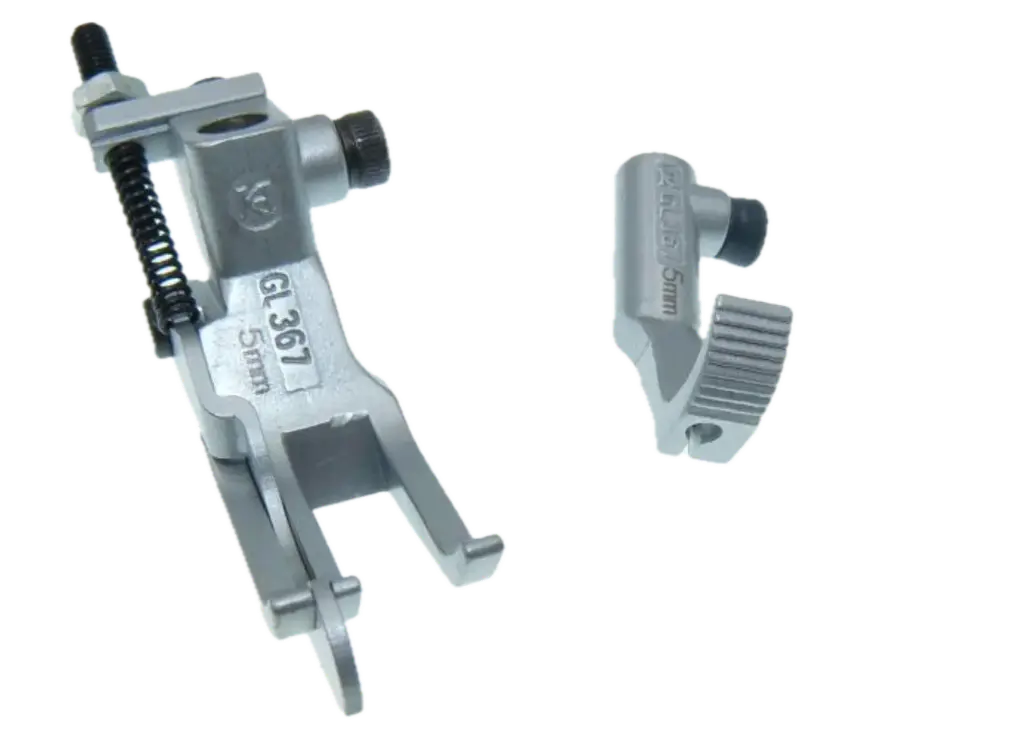 Conjunto de calcador de triplo arrasto com guia esquerdo a 5mm