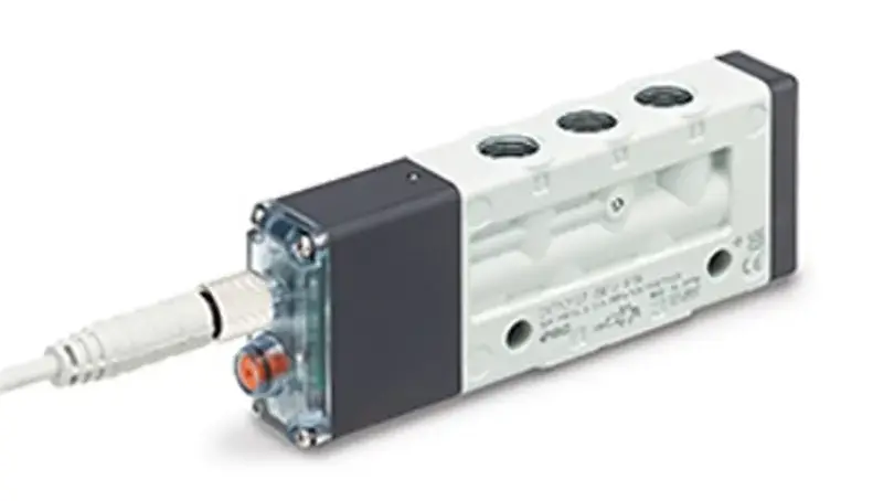 Electrovalvula SMC DXT1215T5WOU01F com cabo de conexão M8 de 30cm V1004911