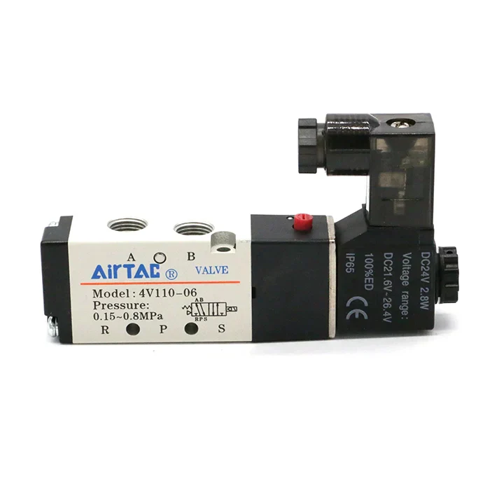 Eletrovalvula AIRTAC ATC EV 5/2 - 1/8G - 24VDC