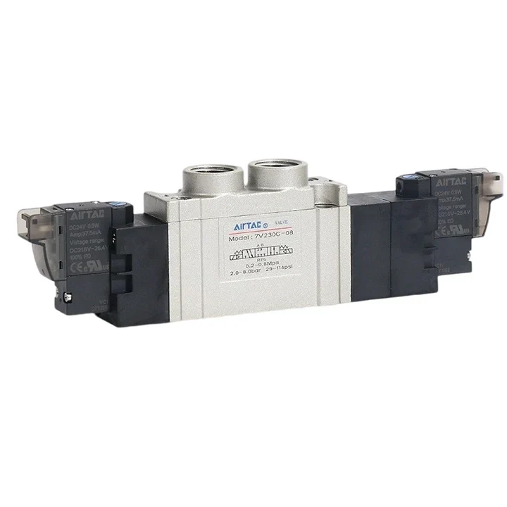 Eletrovalvula AIRTAC ATC EV MONO 5 / 2 - 1 / 8G -  24VDC