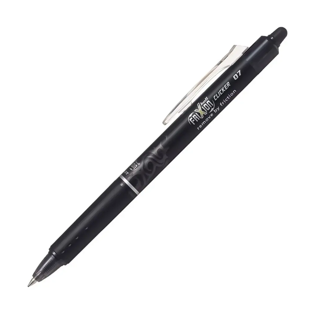 Esferografica clicker Frixion Pilot 0.7mm ( Sai com vapor ) Preto
