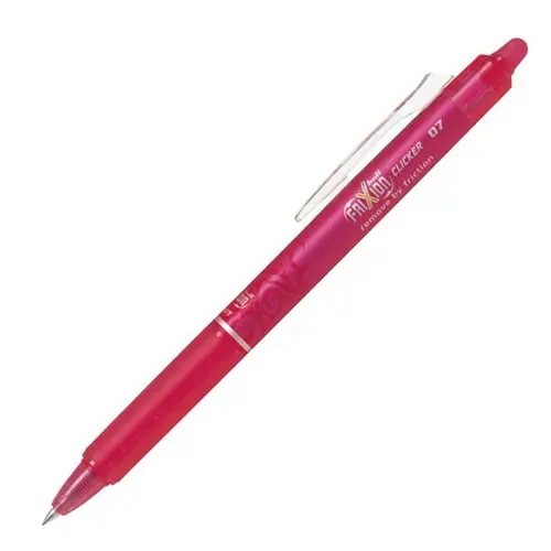 Esferografica clicker Frixion Pilot 0.7mm ( Sai com vapor ) Rosa
