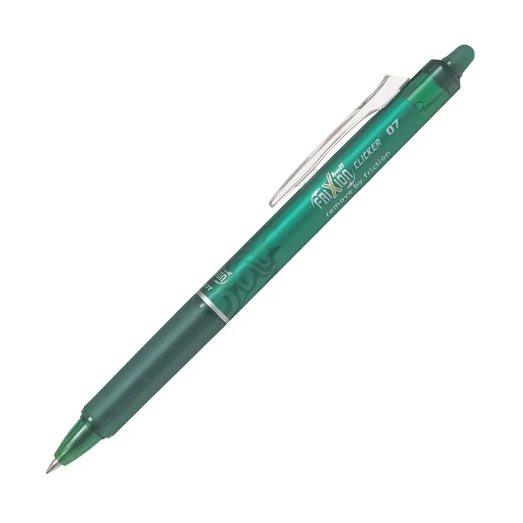 Esferografica clicker Frixion Pilot 0.7mm ( Sai com vapor ) Verde