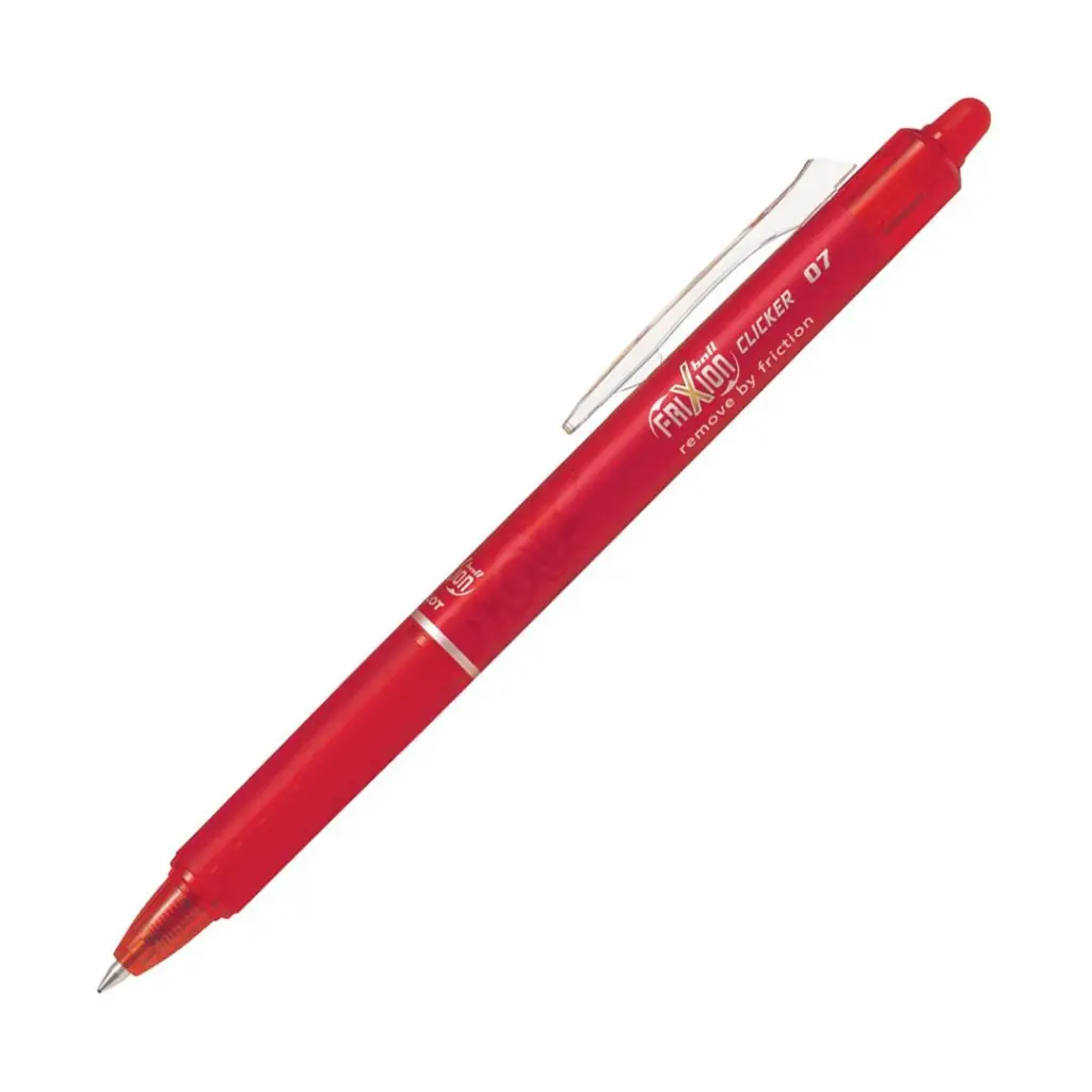 Esferografica clicker Frixion Pilot 0.7mm ( Sai com vapor ) Vermelho
