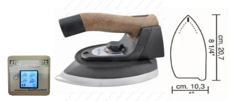 Ferro a vapor eletrónico 1250 W