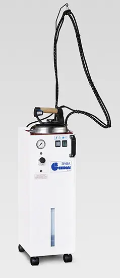 Gerador de vapor com cuba em inox Ghidini Simba