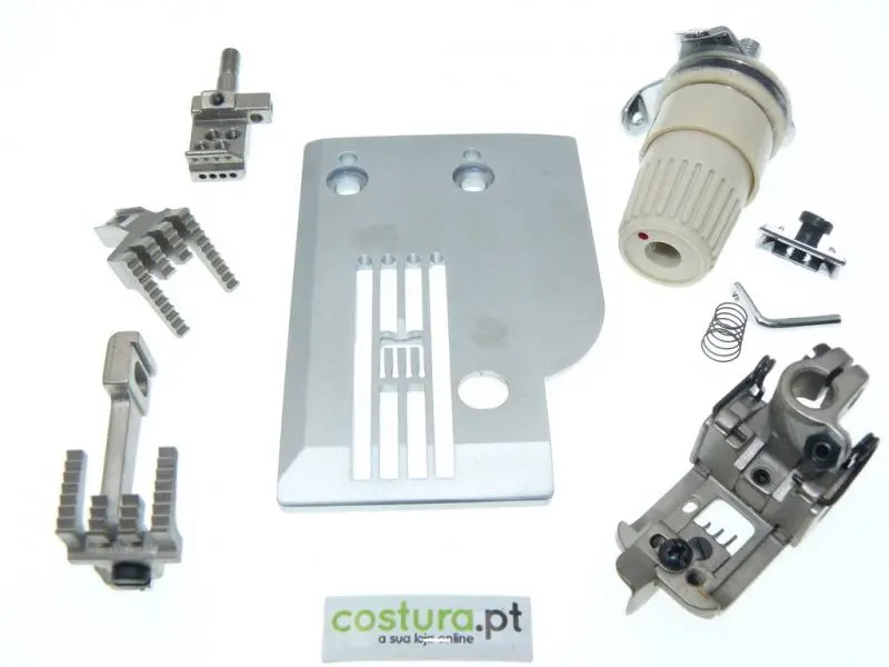 Kit de 4 agulhas em 6mm para maquina Kingtex VLD1500