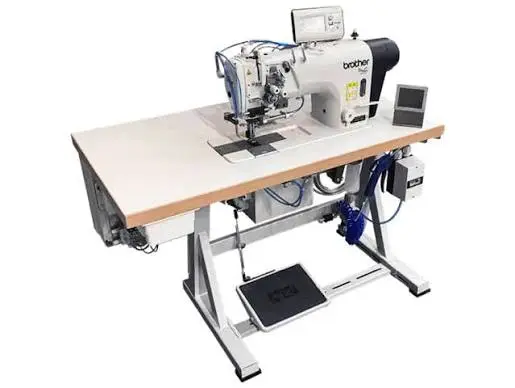 Maquina de Ponto Corrido Brother 2 agulhas , com automatismo especial da Sip 8752-SMARTISM