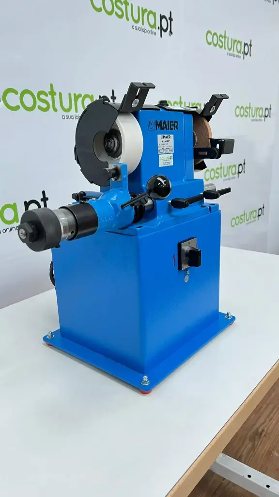 Maquina de afiar laminas com dois esmeris Maier 68 / 1 - 230volts  /  50HZ (Inclui o esmeril 51 / 1 e 52 / 1)