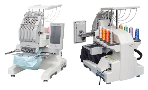 Maquina de bordar electronica de 8 agulhas Tajima MDP801, inclui 1 bastidor 100 x 100, bastidor 200x300, software Tajima Writer Plus