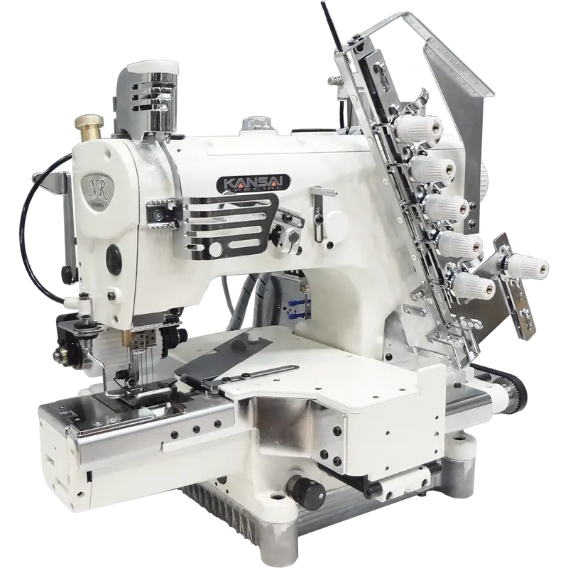 Maquina de costura Kansai Special NR9904-G4 UTA 9.5-9.5-9.5, com motor servo