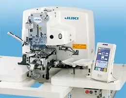 Maquina de costura pregar botões Juki  AMB289B-AMB / MC640UIP420D, com tampo e bancada