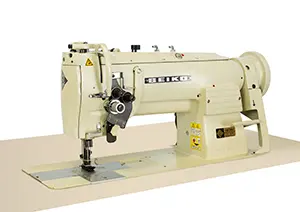 Maquina de costura triplo arrasto de duas agulhas Seiko LSW 28BLK 1 / 4