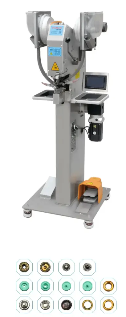 Maquina de meter molas automatica DS90, com disco vibratorio, com motor servo e programador touch