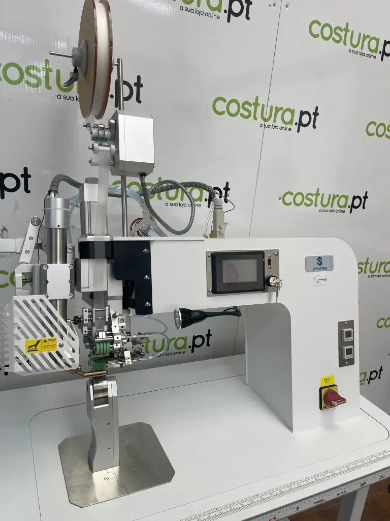 Maquina selar costuras SewSystems SSAI-003 para fitas de 4-28mm