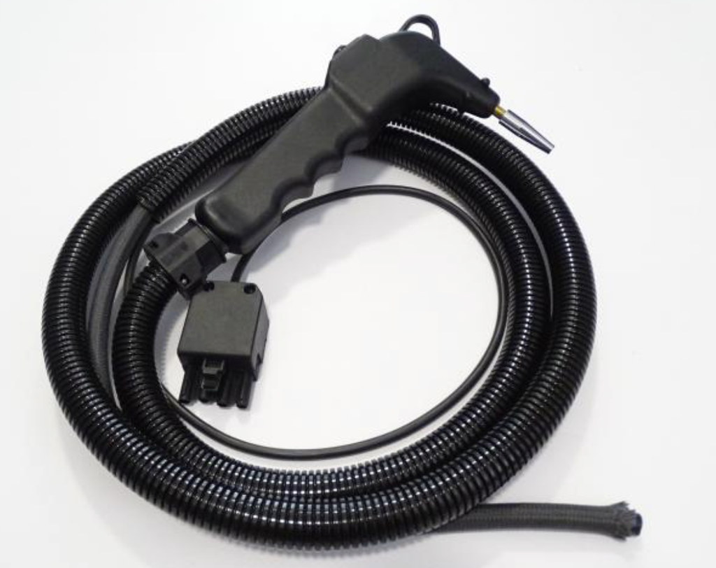 Pistola de Vapor com bico redondo, com cabo de 2.3mt e tubo de vapor de 2mt para vaporizar até 1.5mt
