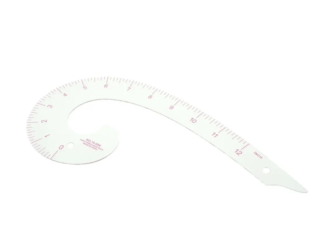 Regua curva modelismo 12inch
