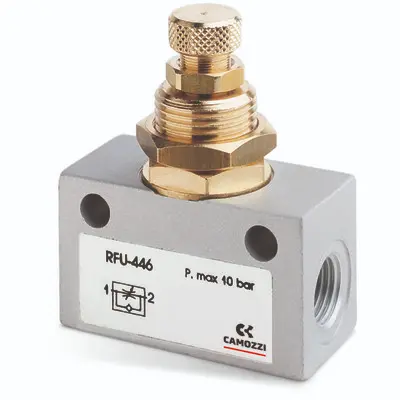 Regulador de fluxo em linha Camozzi - M5
