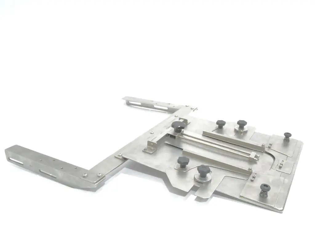 Suporte para equipamento com ângulos reguláveis, matriz deslizante suporte base para prensa rotativa para vincar bolsos para Giemmepi PR45