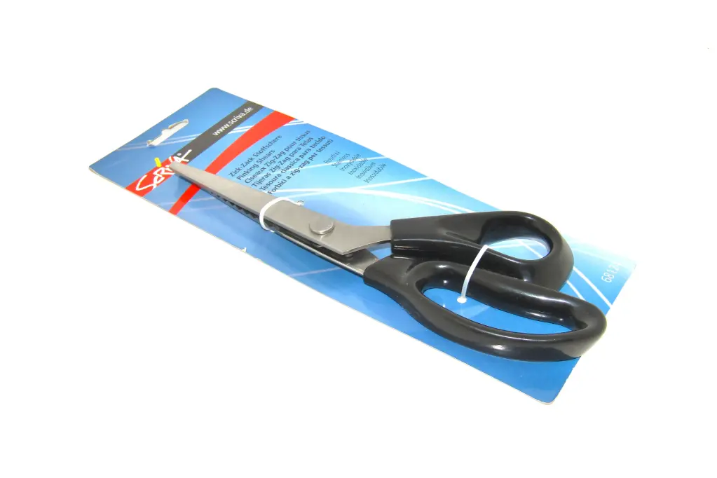 Tesoura cortar amostras em zigzag Scriva