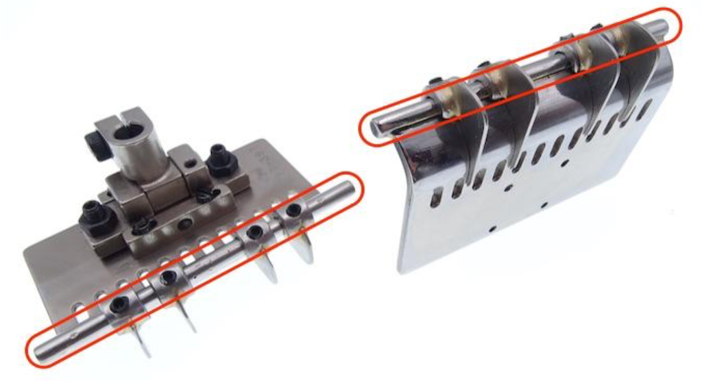 Transformação de calcador 12AG regulavel c / tarugo (Guias e calcador não incluídos)