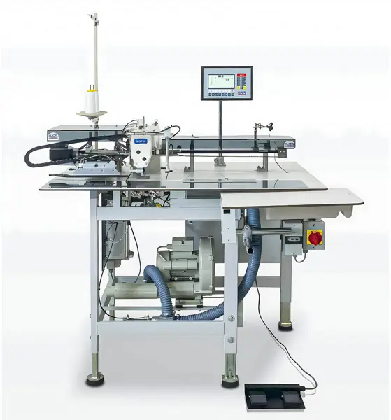 Unidade automatica ASS 5400 para aplicar a carcela esquerda da calca