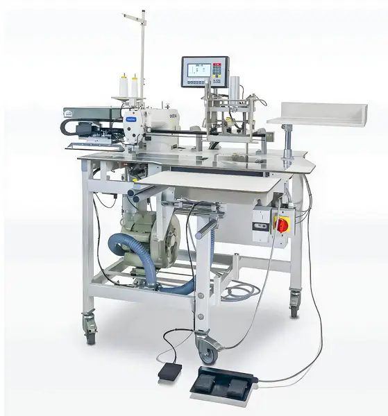 Unidade automatica ASS modelo 5600 para aplicar bolsos laterais dianteiros