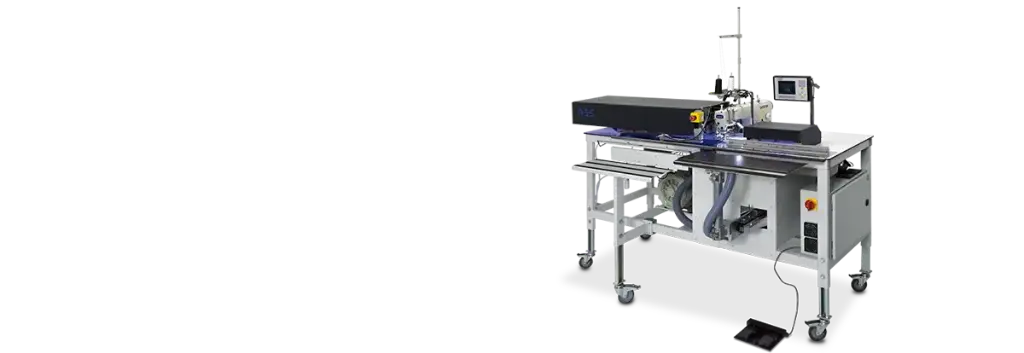 Unidade automática BASS 5900 para fazer pregas em automático com vacuum ( 5 / 6 pregas /  min ), com cabeça Brother 7300