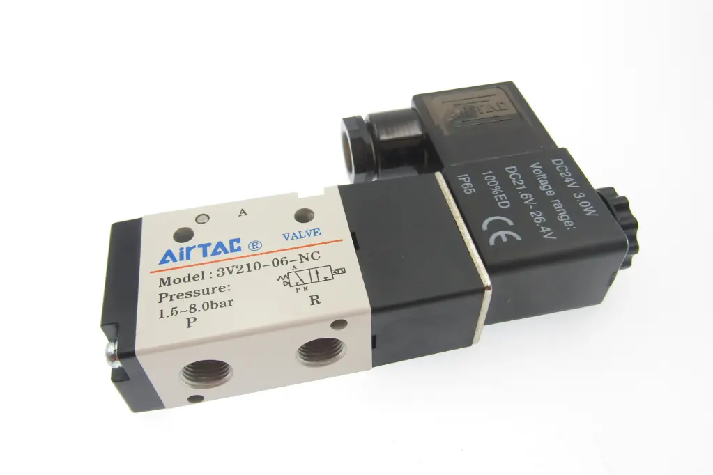 Valvula pneumatica AIRTAC 3 / 2 1 / 8G NF 24VDC