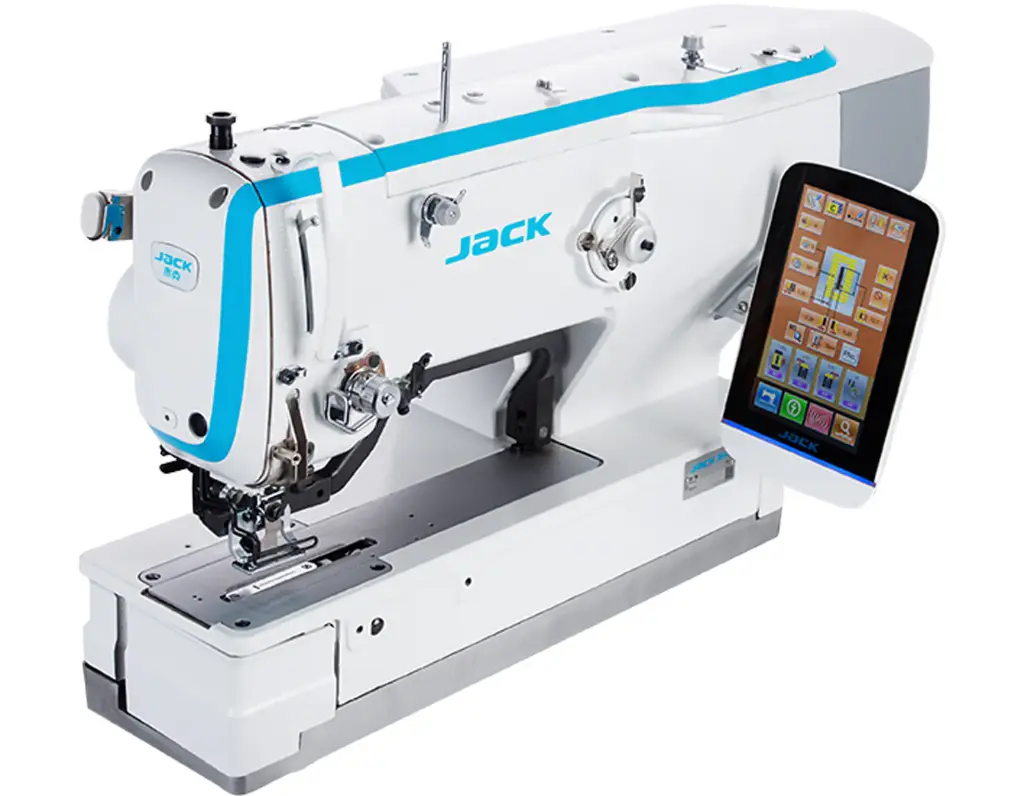 Maquina de costura de Casear Jack JK-T1790GS-1-D com tampo e bancada