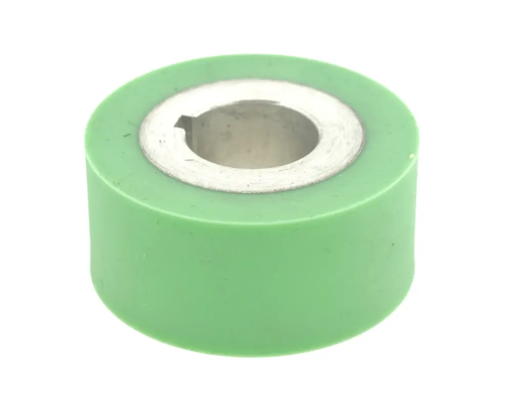 Roda inferior em aço com rebaixe para costuras para maquina de selar costuras SSAI-003 