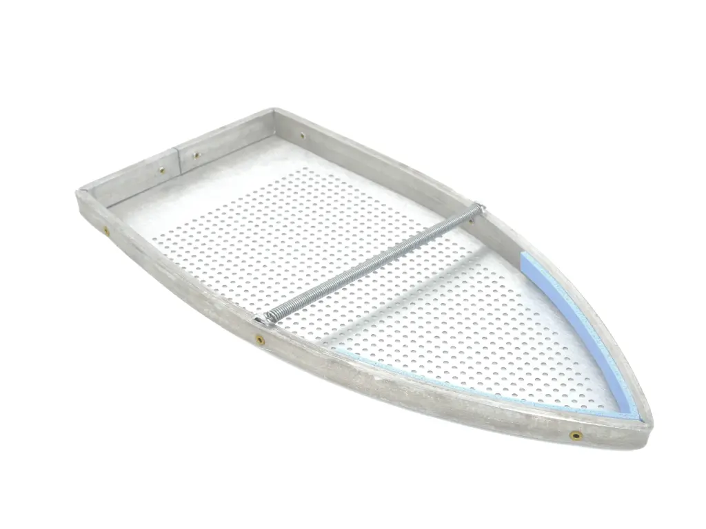 Base teflon / aluminio ferro Naomoto CDP 420 (204mmx96mm) =   001.02.0146
