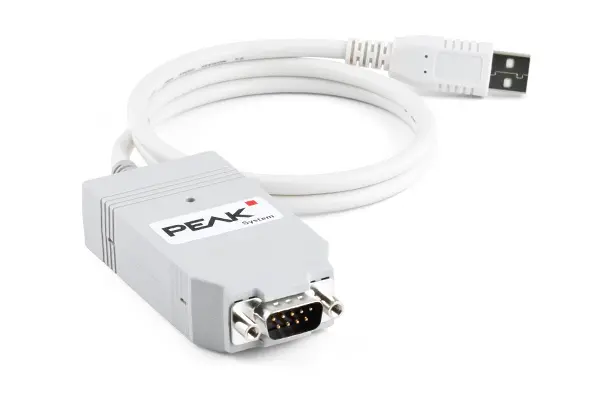 PCAN-USB-Adaptor optoisol, incl. Driver/Softw. Linux/Windows 8.1/10/11 (32/64Bit)