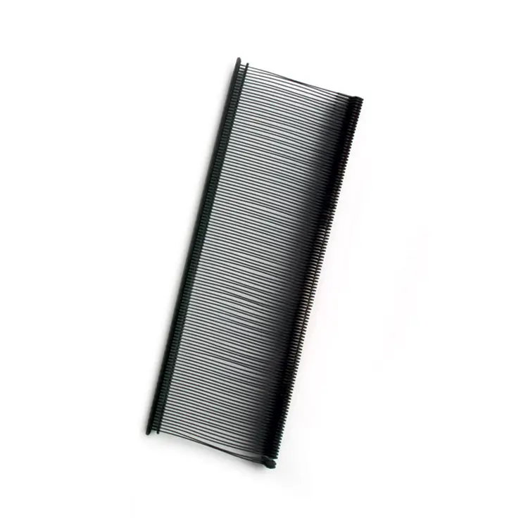 Pinos plásticos em PP pente fino 15mm cor preta ( 5000unid ) = 75 PPF BLACK 015