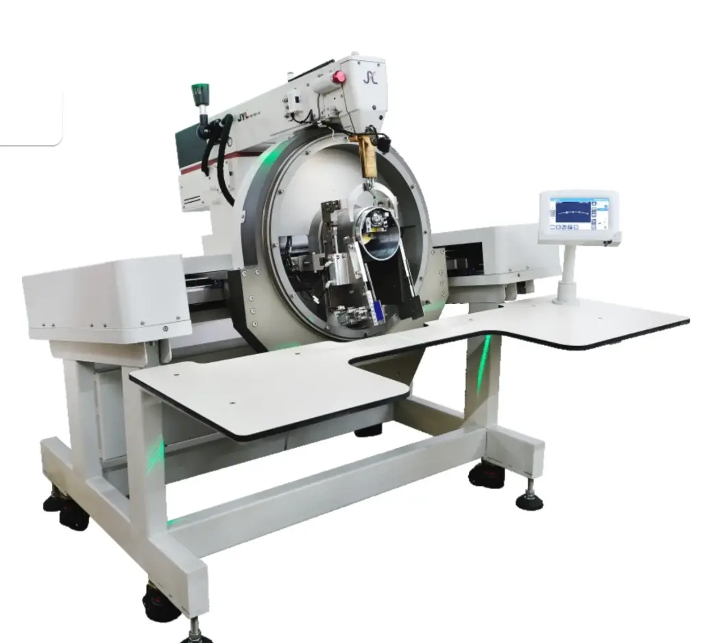 Maquina de costura campo rotativo para pespontar a frente do chapéu / boné junto á pala JYL-M130YX